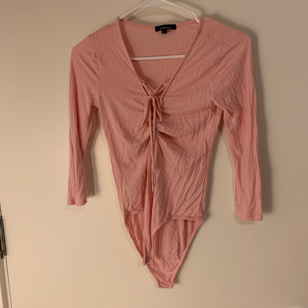 Pink bodysuit
